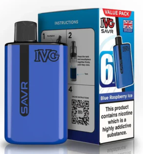 20mg IVG SAVR Prefilled Pod Vape Kit 3000 Puffs