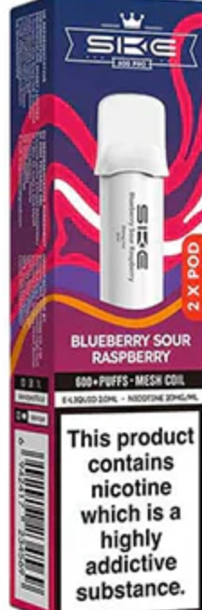 20mg SKE Crystal Pro Replacement Prefilled Pods 2ml 1200 Puffs