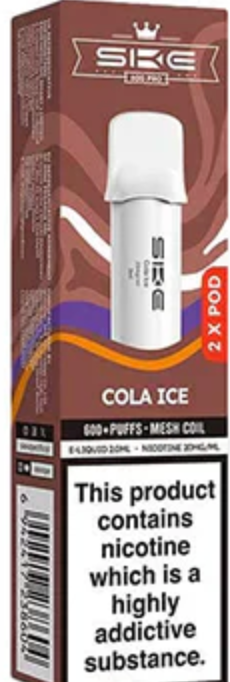 20mg SKE Crystal Pro Replacement Prefilled Pods 2ml 1200 Puffs