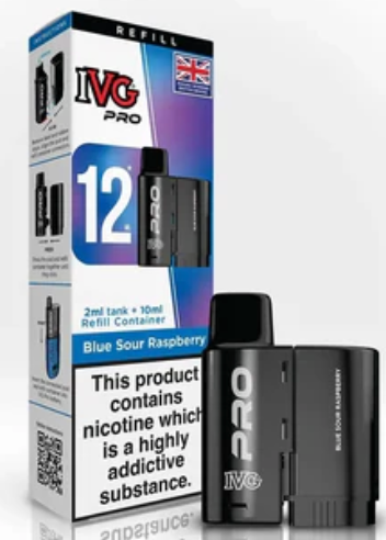 0mg IVG Pro 12 Refill Pods 10000 Puffs