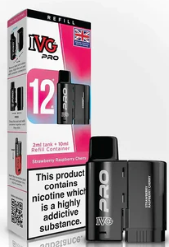 0mg IVG Pro 12 Refill Pods 10000 Puffs