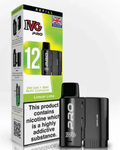 0mg IVG Pro 12 Refill Pods 10000 Puffs