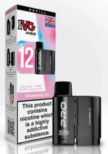 0mg IVG Pro 12 Refill Pods 10000 Puffs