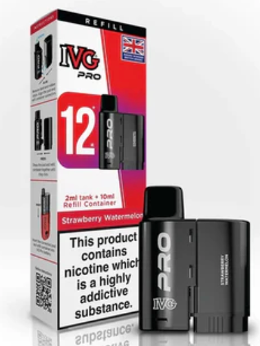 0mg IVG Pro 12 Refill Pods 10000 Puffs