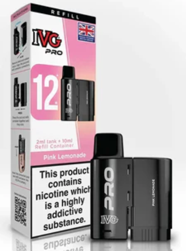 0mg IVG Pro 12 Refill Pods 10000 Puffs