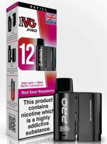 0mg IVG Pro 12 Refill Pods 10000 Puffs