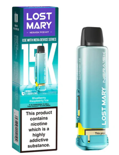 20mg Lost Mary Nera 15k Prefilled Pod 15000 Puffs