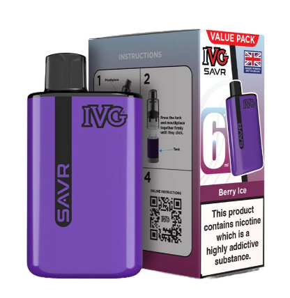 20mg IVG SAVR Prefilled Pod Vape Kit 3000 Puffs