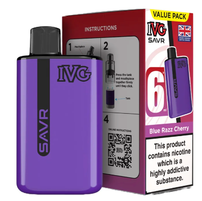 20mg IVG SAVR Prefilled Pod Vape Kit 3000 Puffs