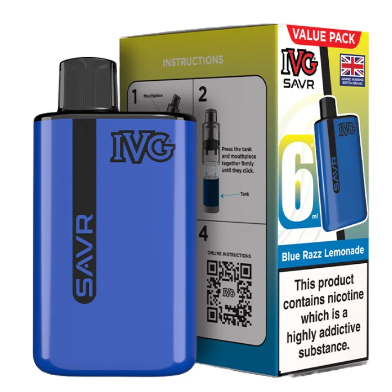 20mg IVG SAVR Prefilled Pod Vape Kit 3000 Puffs
