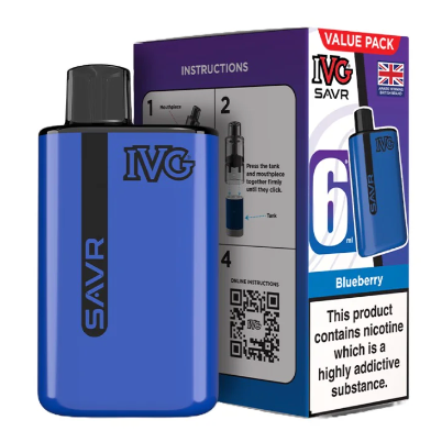 20mg IVG SAVR Prefilled Pod Vape Kit 3000 Puffs