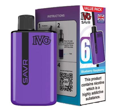20mg IVG SAVR Prefilled Pod Vape Kit 3000 Puffs