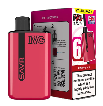 20mg IVG SAVR Prefilled Pod Vape Kit 3000 Puffs