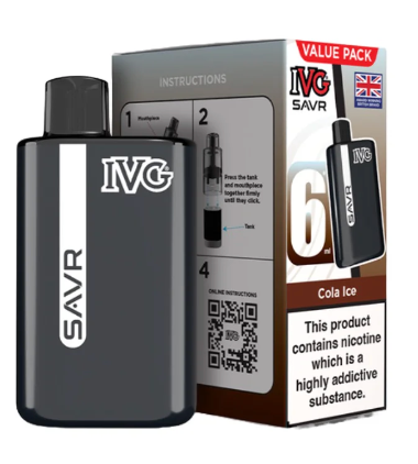 20mg IVG SAVR Prefilled Pod Vape Kit 3000 Puffs