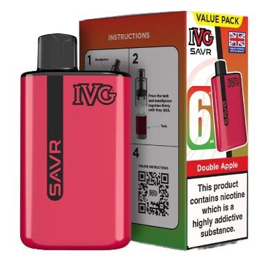 20mg IVG SAVR Prefilled Pod Vape Kit 3000 Puffs
