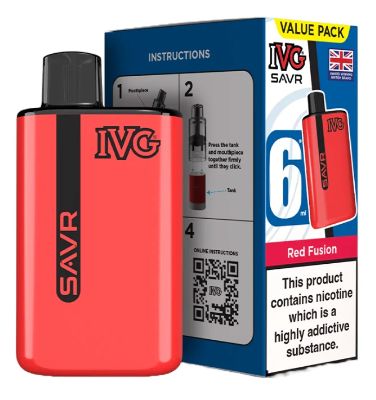 20mg IVG SAVR Prefilled Pod Vape Kit 3000 Puffs