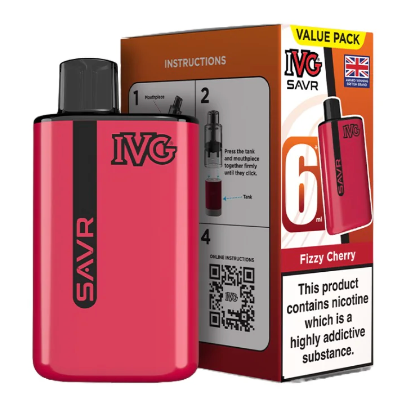 20mg IVG SAVR Prefilled Pod Vape Kit 3000 Puffs