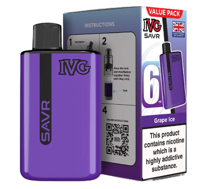 20mg IVG SAVR Prefilled Pod Vape Kit 3000 Puffs