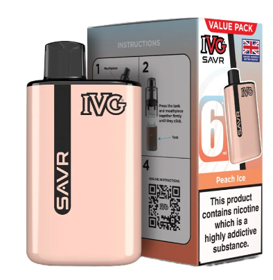 20mg IVG SAVR Prefilled Pod Vape Kit 3000 Puffs