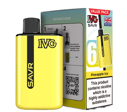 20mg IVG SAVR Prefilled Pod Vape Kit 3000 Puffs