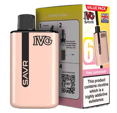 20mg IVG SAVR Prefilled Pod Vape Kit 3000 Puffs