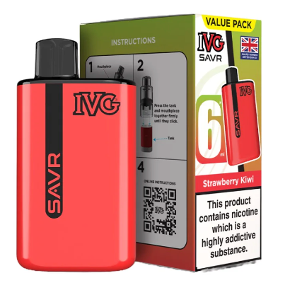 20mg IVG SAVR Prefilled Pod Vape Kit 3000 Puffs