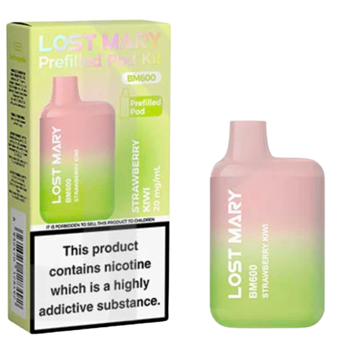 20mg Lost Mary BM600 Prefilled Pod Vape Kit 600 Puffs