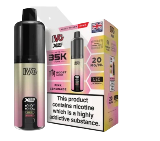 20mg IVG XL 35K Prefilled Pod Vape Kit 35000 Puffs