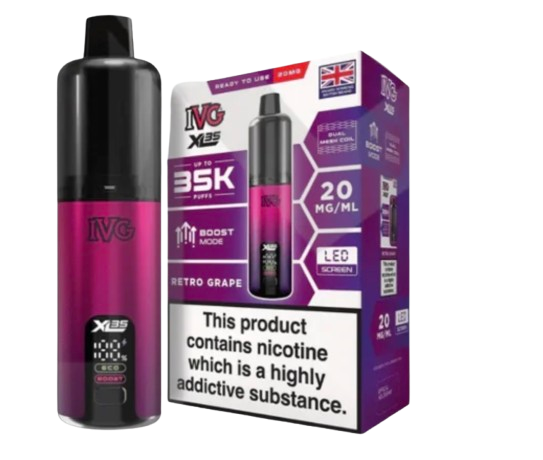 20mg IVG XL 35K Prefilled Pod Vape Kit 35000 Puffs