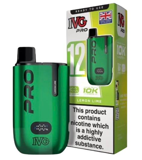 10mg IVG Pro 12 Prefilled Pod Vape Kit 10000 Puffs