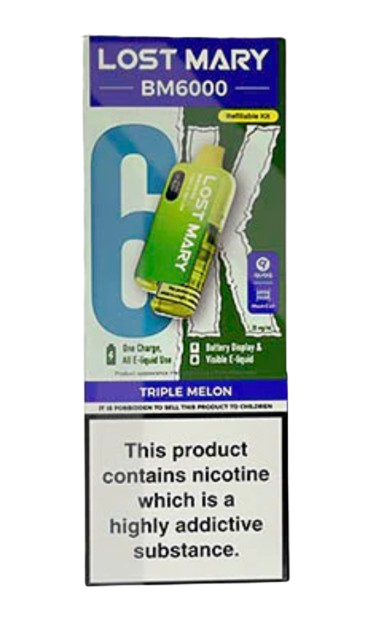 20mg LOST MARY BM6000 Refillable Pod Kit - 6000 Puffs