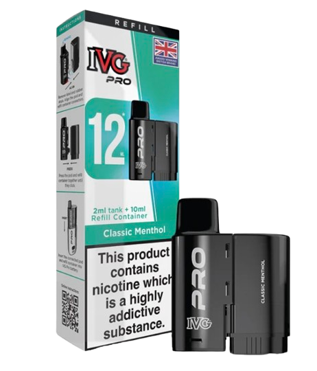 20mg IVG Pro 12 Refill Pod Pack 10000 Puffs