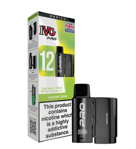 20mg IVG Pro 12 Refill Pod Pack 10000 Puffs