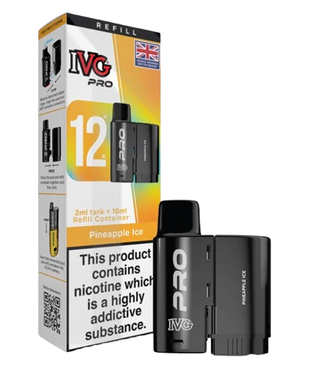 20mg IVG Pro 12 Refill Pod Pack 10000 Puffs