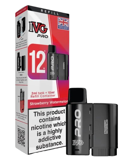 20mg IVG Pro 12 Refill Pod Pack 10000 Puffs