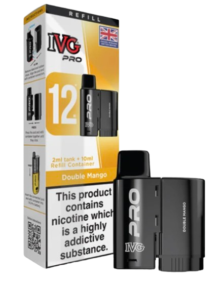 20mg IVG Pro 12 Refill Pod Pack 10000 Puffs