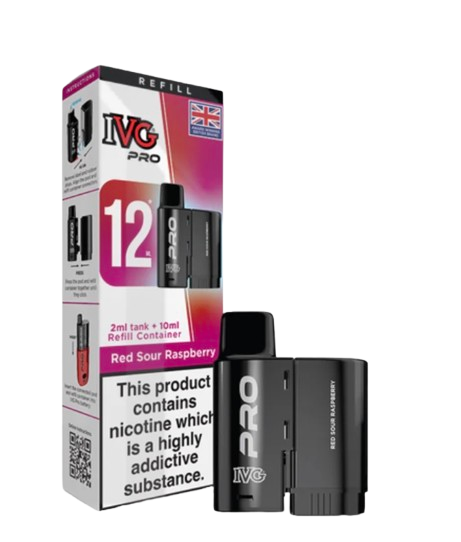 20mg IVG Pro 12 Refill Pod Pack 10000 Puffs