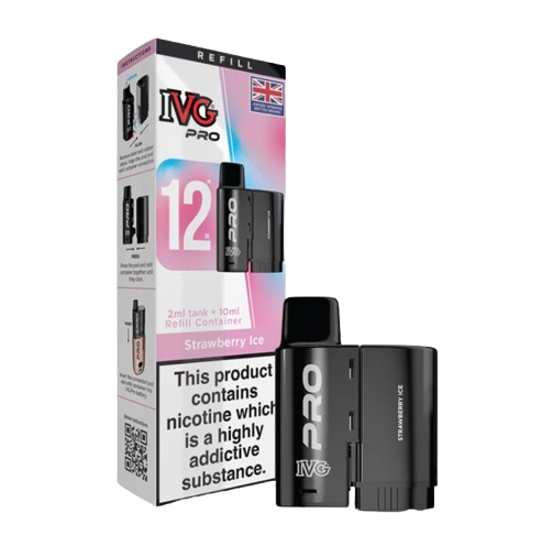 20mg IVG Pro 12 Refill Pod Pack 10000 Puffs