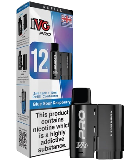 20mg IVG Pro 12 Refill Pod Pack 10000 Puffs