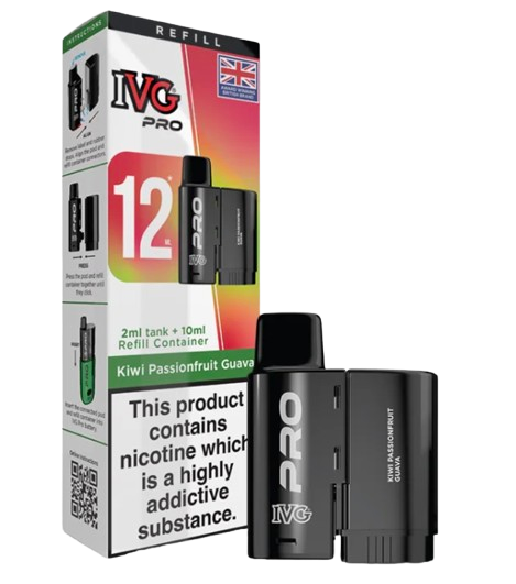 20mg IVG Pro 12 Refill Pod Pack 10000 Puffs