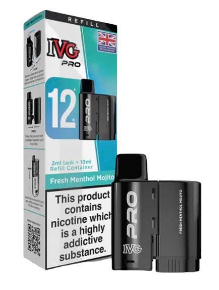 20mg IVG Pro 12 Refill Pod Pack 10000 Puffs