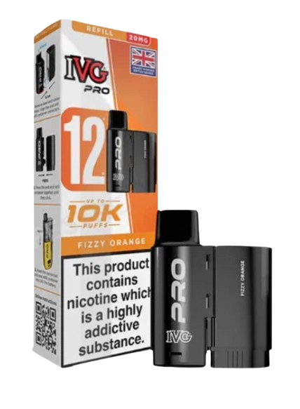 20mg IVG Pro 12 Refill Pod Pack 10000 Puffs