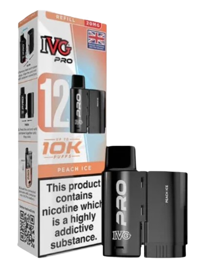 20mg IVG Pro 12 Refill Pod Pack 10000 Puffs