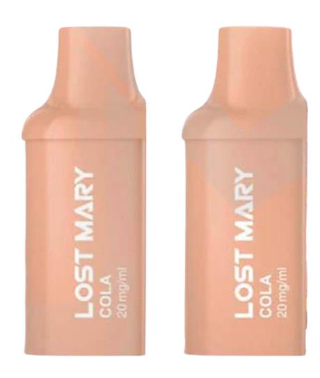 20mg Lost Mary BM600 Prefilled Replacement Pods 1200 Puffs - 2 Pcs