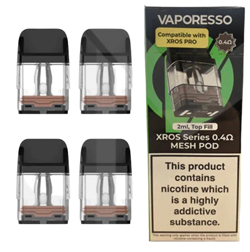 Vaporesso XROS Series Corex 2.0 Replacement Pods 2ml (0.4Ω/06Ω/0.8Ω/1.0Ω/1.2Ω)